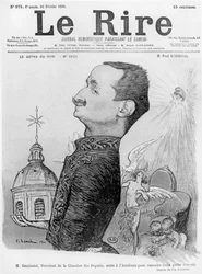 Caricature of Paul Deschanel, from 